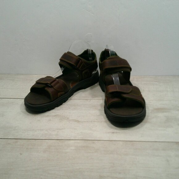 Rockport Men\'s Rocklake Brown Conag Brown Leather Sport Sandals Size 13 M main image 12